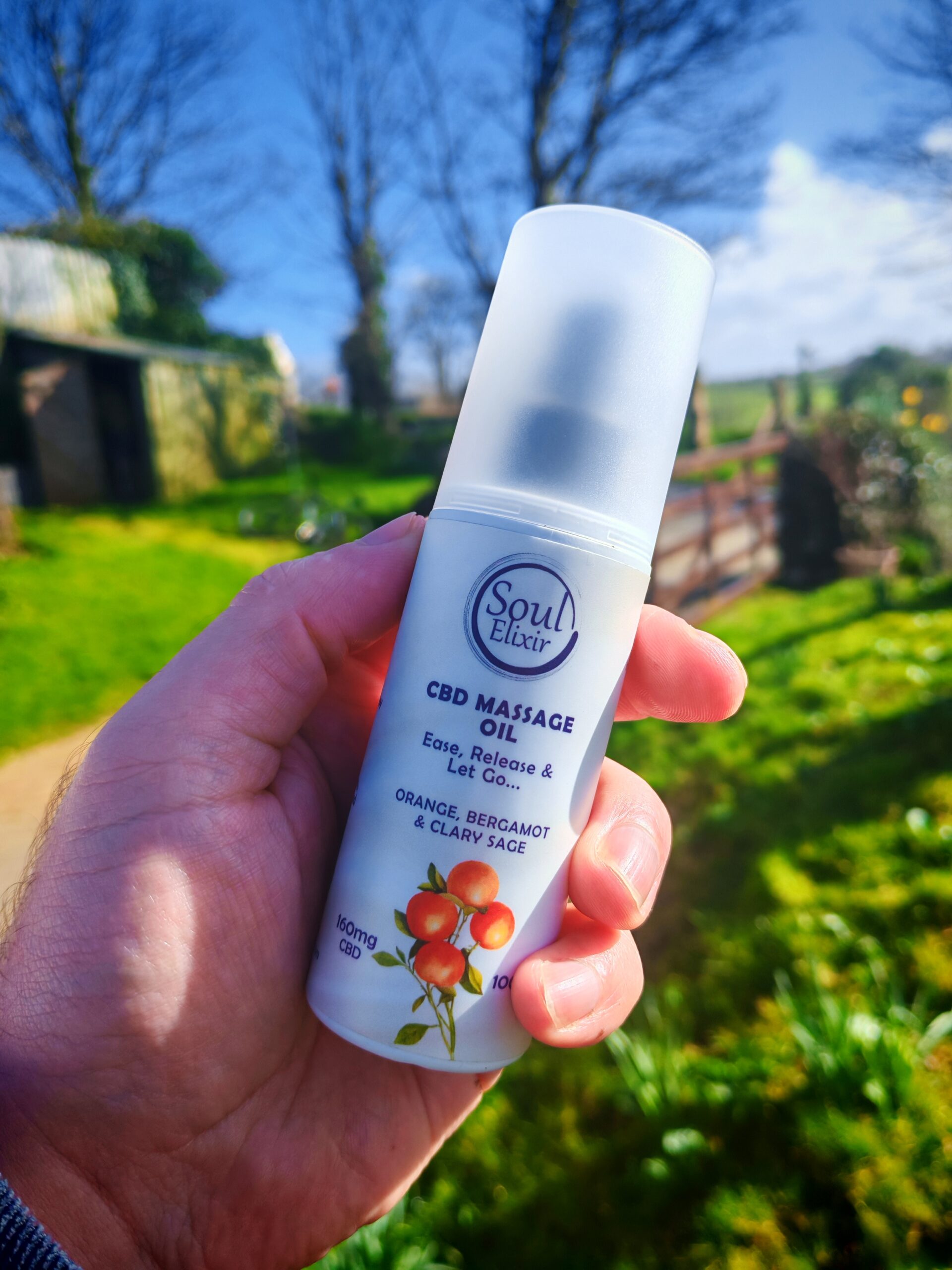 Orange CBD Massage Oil (Outdoor Promo) - Soul Elixir