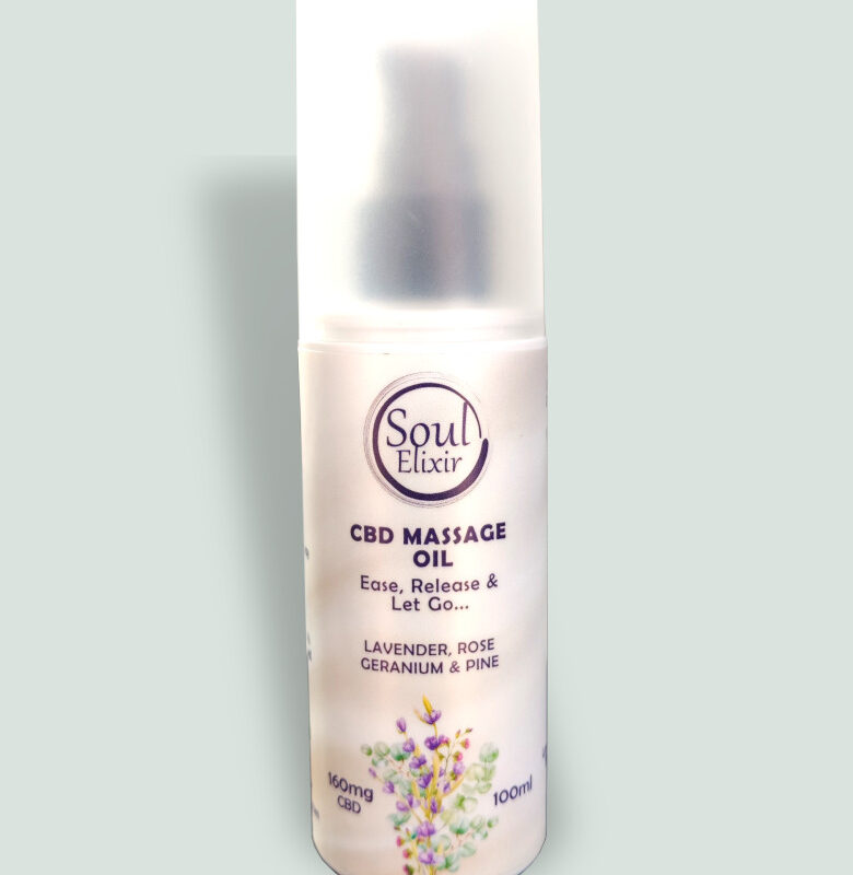 Lavender CBD Massage Oil (Online Store Photo) - Soul Elixir